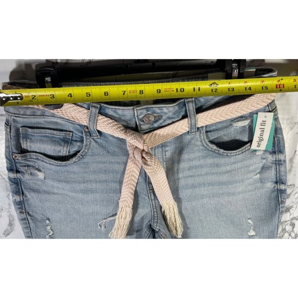 M Jeans by Maurices Womens Mid Rise 21" Straight Crop Jeans Size 10 Original Fit - Picture 4 of 5